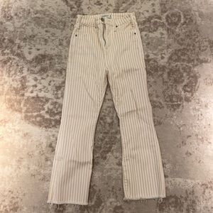 High rise ankle flare Abercrombie jeans